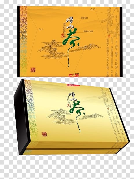 White tea Tieguanyin Box Da Hong Pao, Tea box Laoshan tea box transparent background PNG clipart