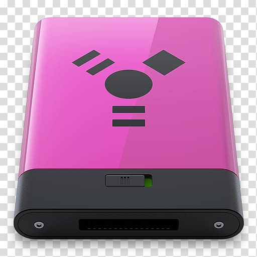 rectangular pink and black electronic device, pink electronic device gadget multimedia, Pink Firewire B transparent background PNG clipart