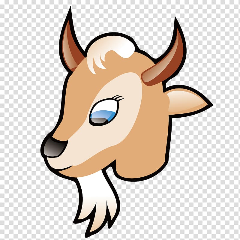 Boer goat Pygmy goat Nigerian Dwarf goat Black Bengal goat , Long beard deer transparent background PNG clipart