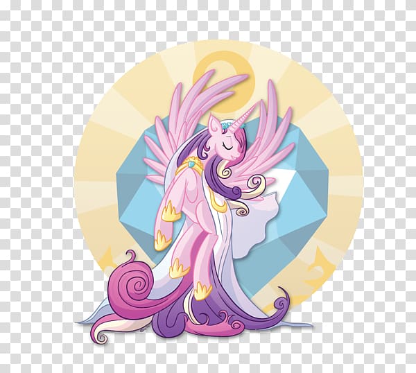 Princess Cadance Pony Drawing, crystal heart transparent background PNG clipart