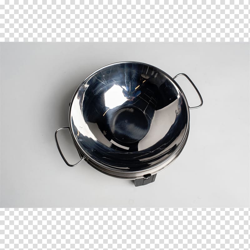 Silver Barbecue Tableware Wok Frying pan, silver transparent background PNG clipart