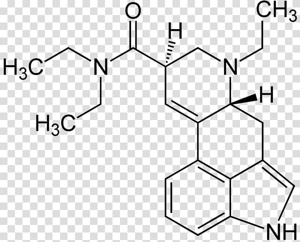 Lysergic acid diethylamide Psychedelic drug 1P-LSD ALD-52, formula transparent background PNG clipart