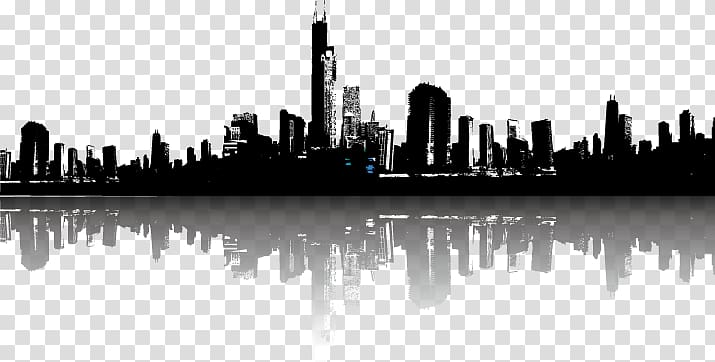 silhouette of buildings, Cityscape Skyline Illustration, city silhouette transparent background PNG clipart