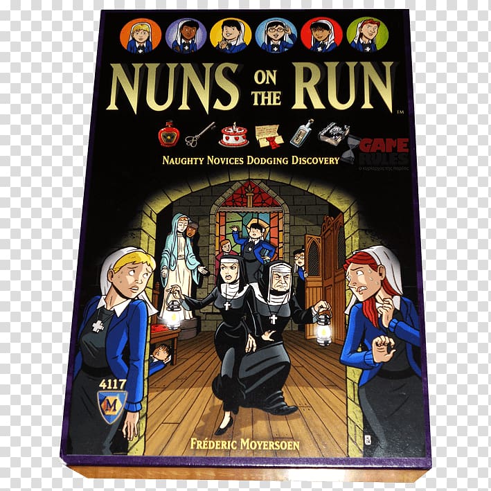 Board game Nuns On The Run Player Video Games, activities run it transparent background PNG clipart
