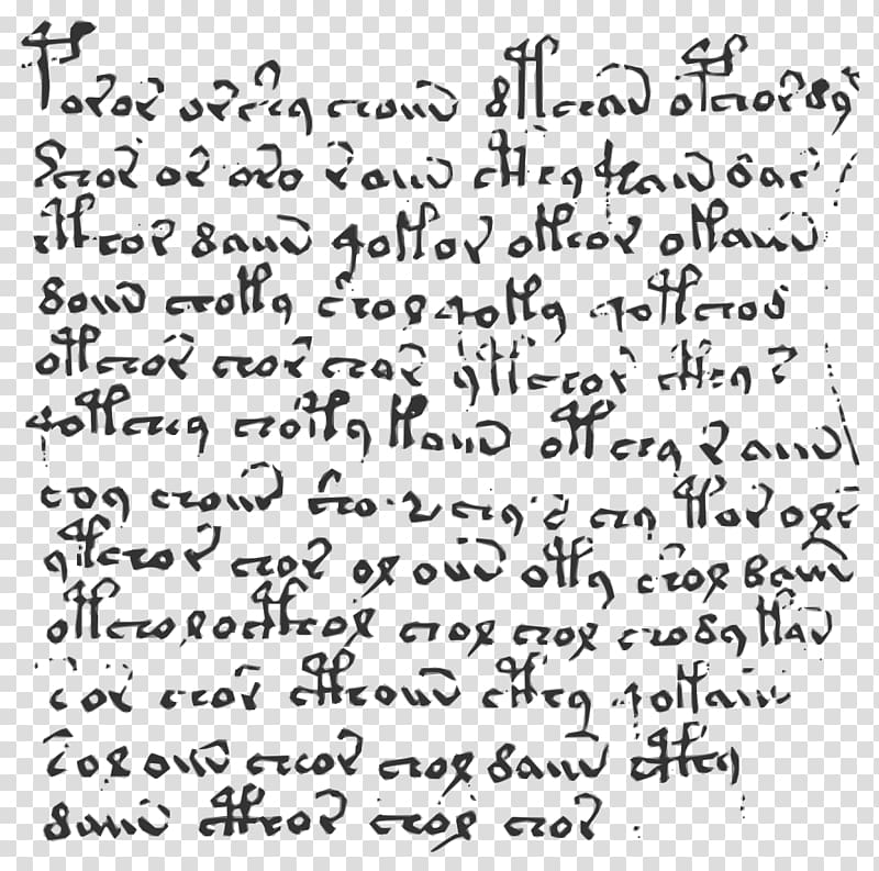 Voynich manuscript Writing Book Text, manuscript transparent background PNG clipart