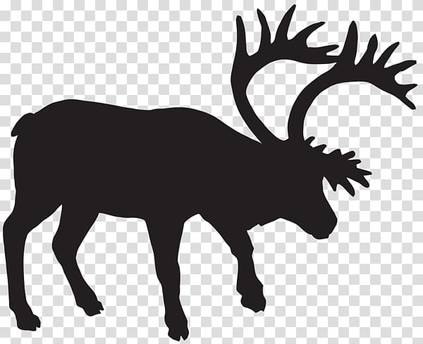 Deer Silhouette Muskox , deer transparent background PNG clipart