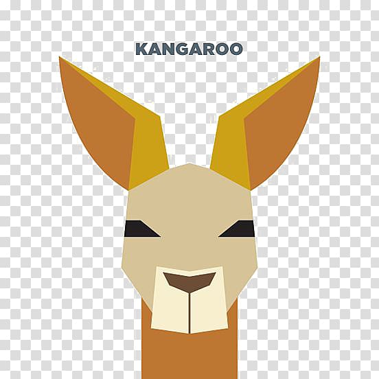 Pop art Graphic design Illustration, kangaroo transparent background PNG clipart