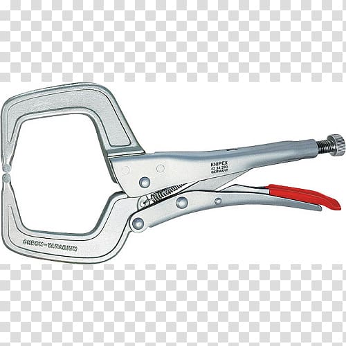Hand tool Locking pliers Knipex Welding, Pliers transparent background PNG clipart