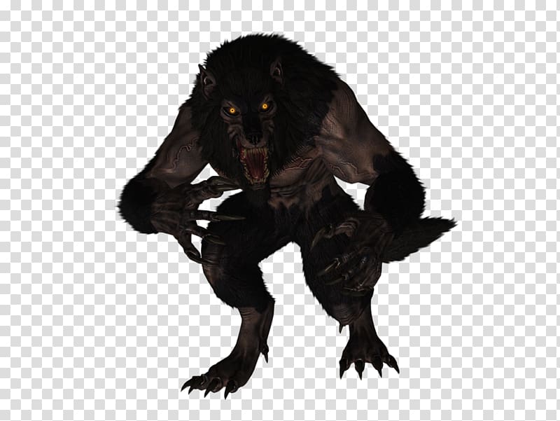 Werewolf transparent background PNG clipart