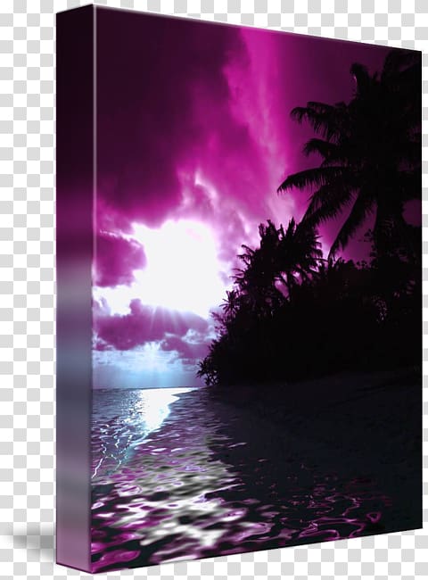 Gallery wrap Canvas Hawaii Art Bring It On, Hawaiian sunset transparent background PNG clipart
