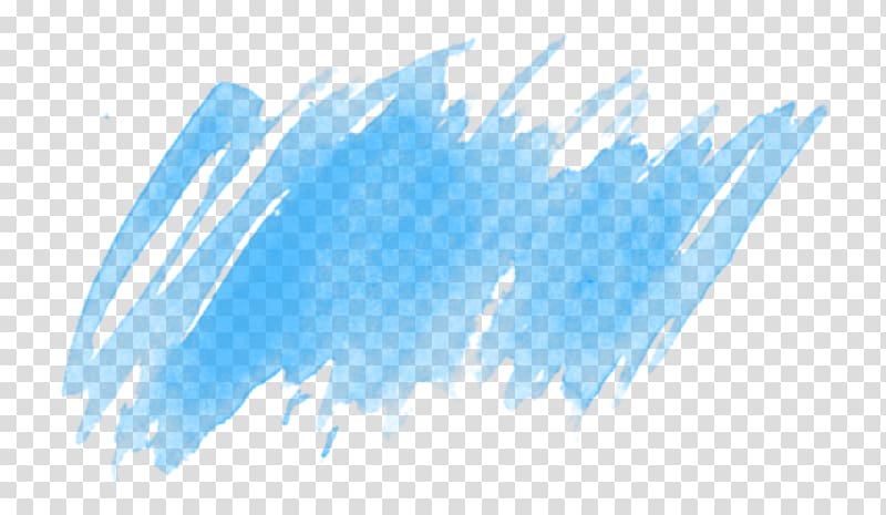 blue watercolor inkjet graffiti transparent background PNG clipart