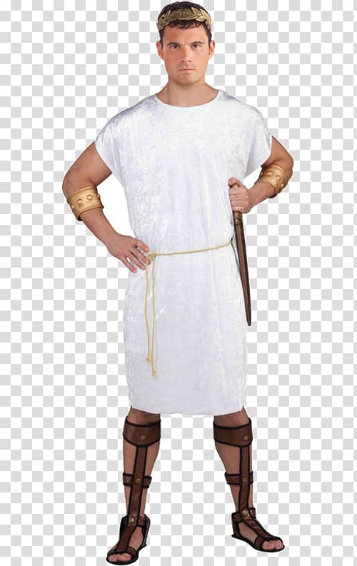 Ancient Rome Halloween costume Tunic Costume party, toga transparent background PNG clipart