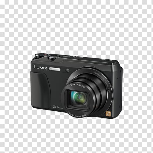 Panasonic LUMIX DMC-ZS35 Point-and-shoot camera, Camera transparent background PNG clipart