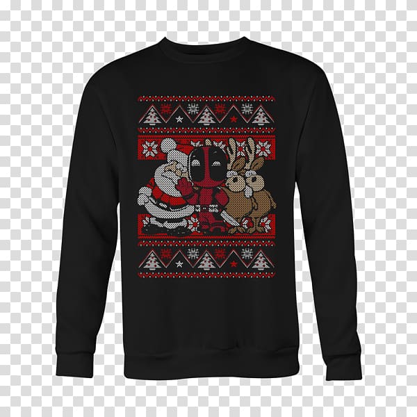 Sleeve T-shirt Christmas jumper Sweater, ugly christmas sweater transparent background PNG clipart