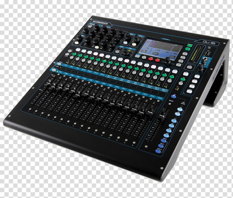 Allen & Heath ZED-10 Allen & Heath QU-16 Digital mixing console Audio Mixers, others transparent background PNG clipart