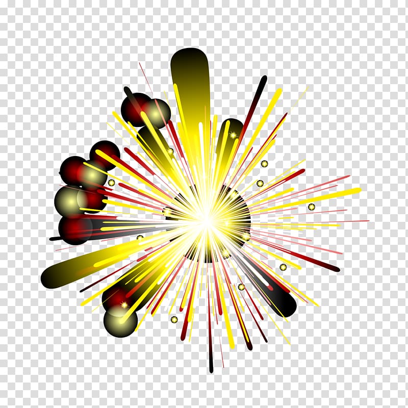 Graphic design Fireworks, Geometric color shine bright fireworks transparent background PNG clipart
