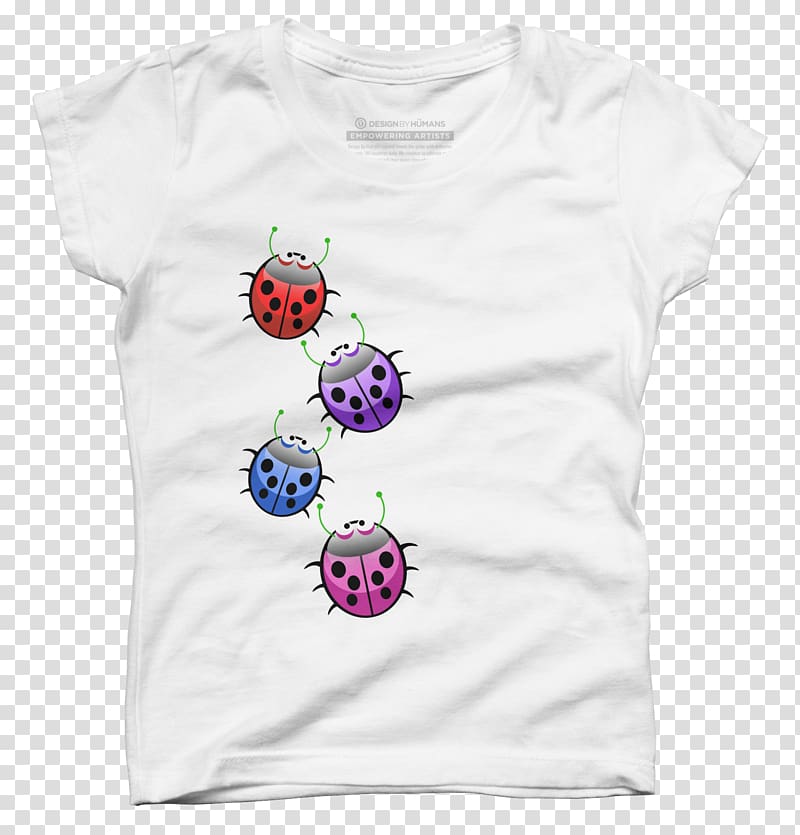 T-shirt Mullet Drawing Design by Humans Pattern, ladybug transparent background PNG clipart