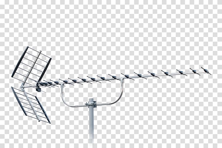 Aerials Very high frequency Ultra high frequency 4G LTE, tv antenna transparent background PNG clipart