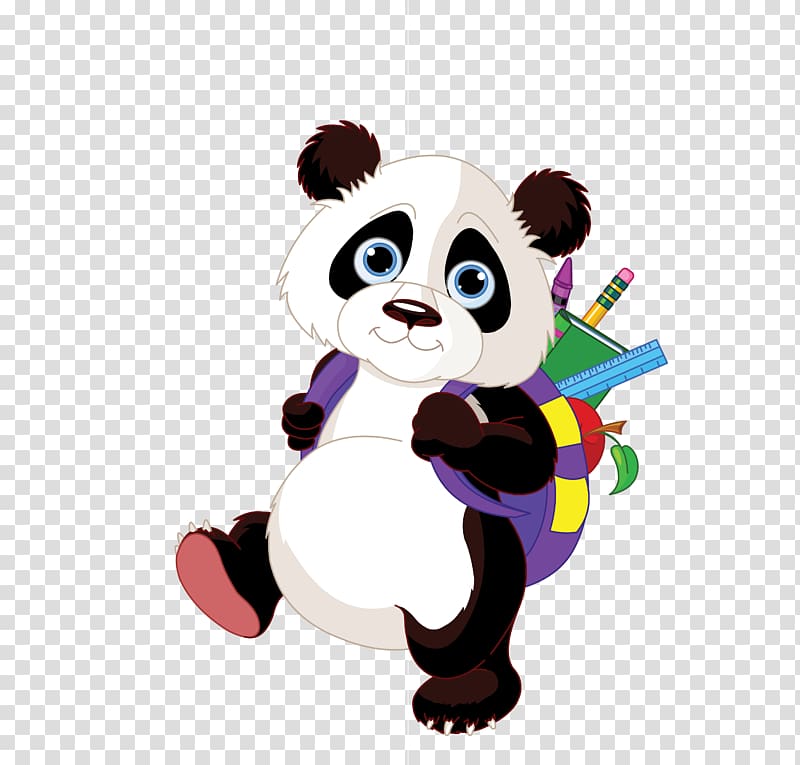 Giant panda Baby Bears, bear transparent background PNG clipart