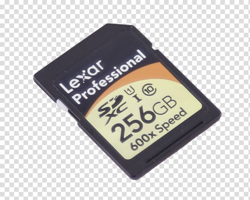 Flash Memory Cards Lexar Professional SDXC UHS-I Memory Card Lexar Media, Inc Secure Digital, Professional Card transparent background PNG clipart