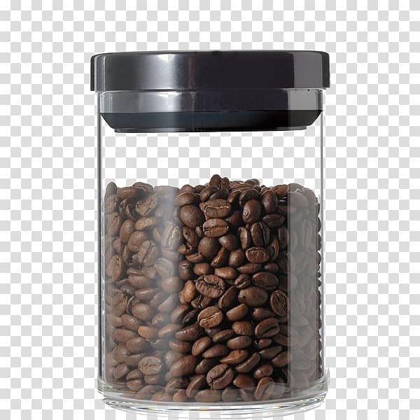 Instant coffee Jamaican Blue Mountain Coffee Caffeine, Coffee jar transparent background PNG clipart