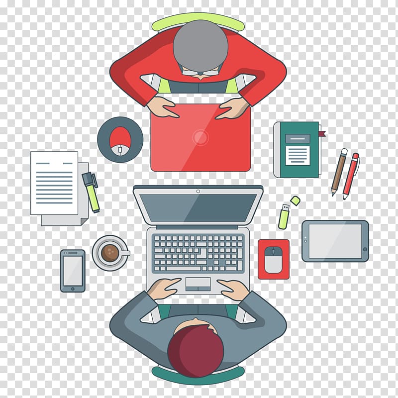 Euclidean Icon, Portrait of man sitting on office transparent background PNG clipart