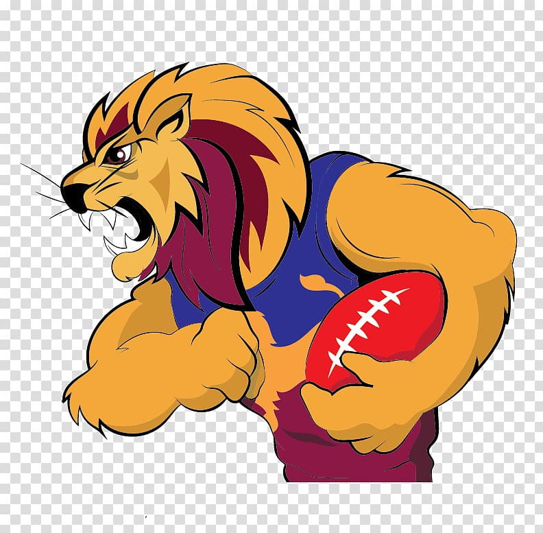 Brisbane Lions Australian Football League Detroit Lions, lion transparent background PNG clipart