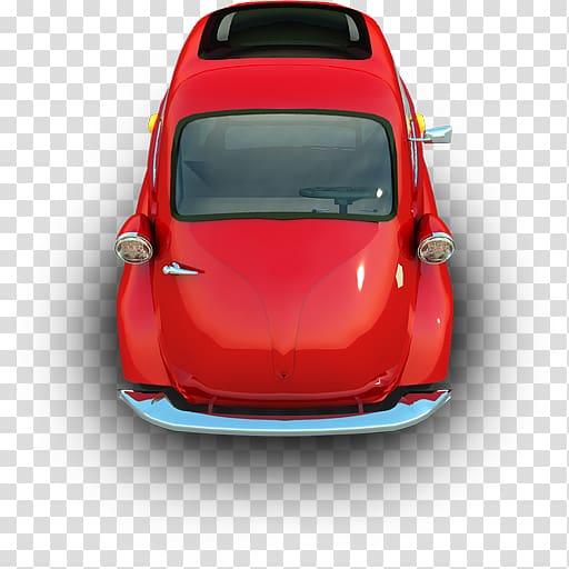 red vehicle illustration, classic car city car automotive exterior compact car, LittleRedCar transparent background PNG clipart