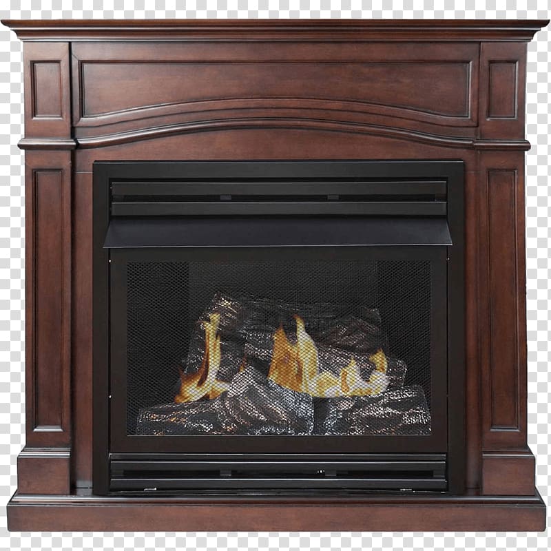 Fireplace Natural gas Hearth British thermal unit Propane, chimney transparent background PNG clipart