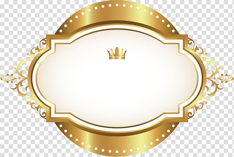 gold and beige template layout, Icon, Luxury gold border transparent background PNG clipart