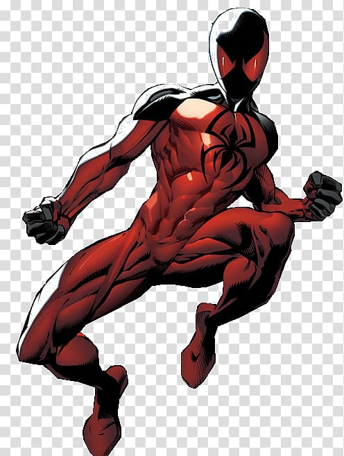 Spider-Man Clone Saga Spider-Verse Scarlet Spider Kaine Parker, spider-man transparent background PNG clipart