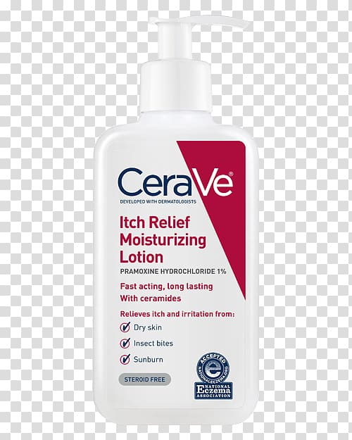 CeraVe Moisturizing Lotion Sunscreen Moisturizer CeraVe Itch Relief Moisturizing Cream, cream lotion transparent background PNG clipart