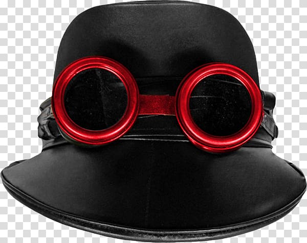 Top hat Goggles Cap , a hat transparent background PNG clipart