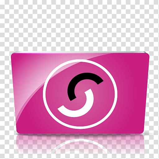 rectangular pink S logo, pink symbol magenta, Solo transparent background PNG clipart