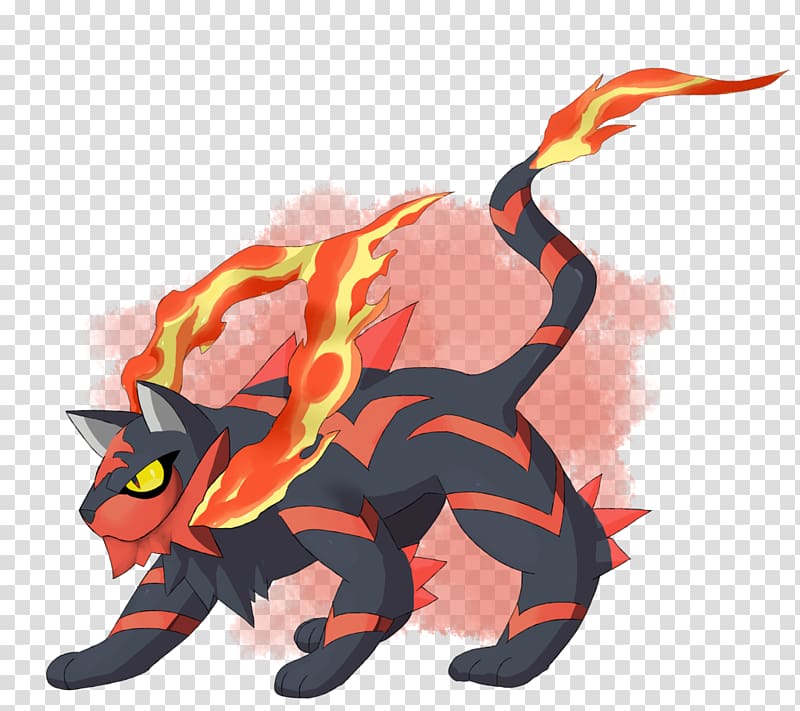 Pokémon Sun and Moon Evolution Litten Évolution des Pokémon, Flame heart transparent background PNG clipart