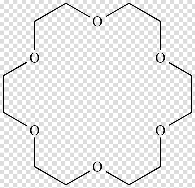Crown ether 12-Crown-4 Organic chemistry, carbon transparent background PNG clipart