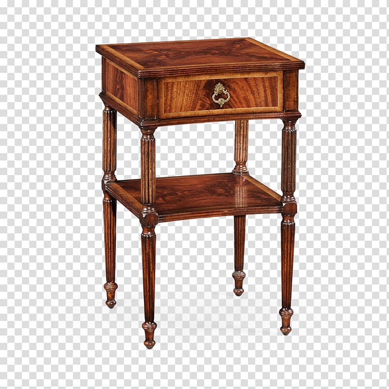Bedside Tables Furniture Sheraton style Chiffonier, wood bord transparent background PNG clipart