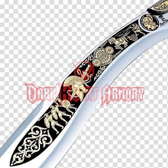 Wars of Alexander the Great Ancient Greece Falcata Sword Knife, Sword transparent background PNG clipart