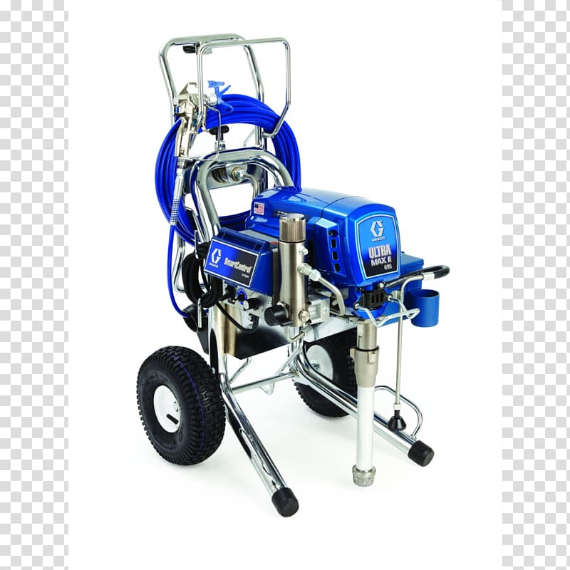 Spray painting Graco Airless Sprayer, paint transparent background PNG clipart