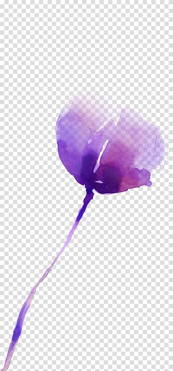 purple flowers , Watercolor: Flowers Watercolor painting, Purple flower watercolor painting transparent background PNG clipart
