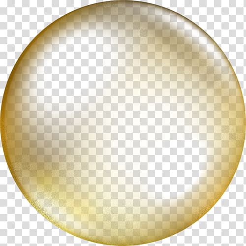 Crystal ball Snow Globes Sphere, gold magic transparent background PNG clipart