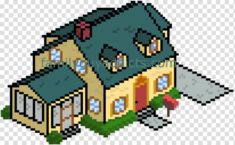 Family Guy: The Quest for Stuff House Building Home Residential area, 8 BIT transparent background PNG clipart