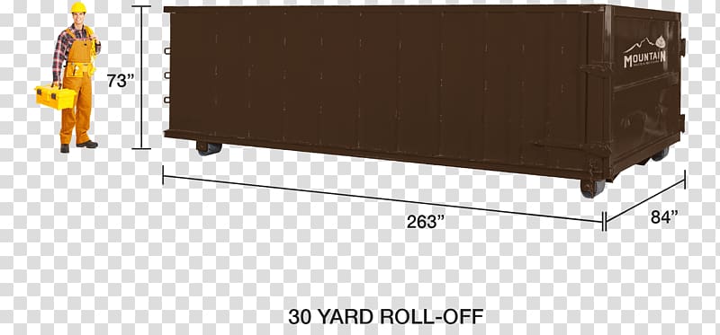 Roll-off Dumpster Recycling Rubbish Bins & Waste Paper Baskets Intermodal container, 30 off transparent background PNG clipart