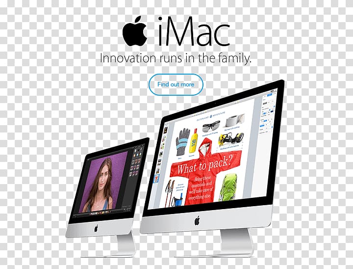 iMac MacBook Pro Intel Core i5, apple banner transparent background PNG clipart