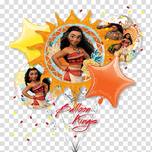 Balloon The Walt Disney Company Party Film Birthday, Moana Birthday transparent background PNG clipart