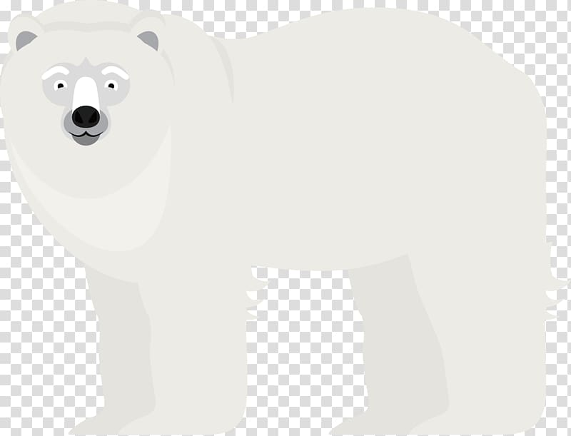 Polar bear Dog Canidae Illustration, chart polar bear transparent background PNG clipart