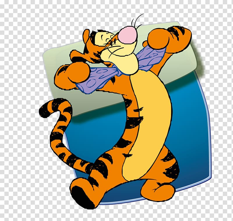 Tiger Winnie the Pooh Felidae Illustration, Tiger material transparent background PNG clipart