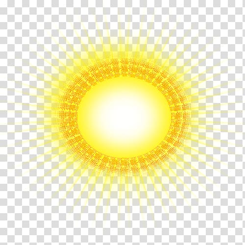 Yellow Circle Sky , sun transparent background PNG clipart