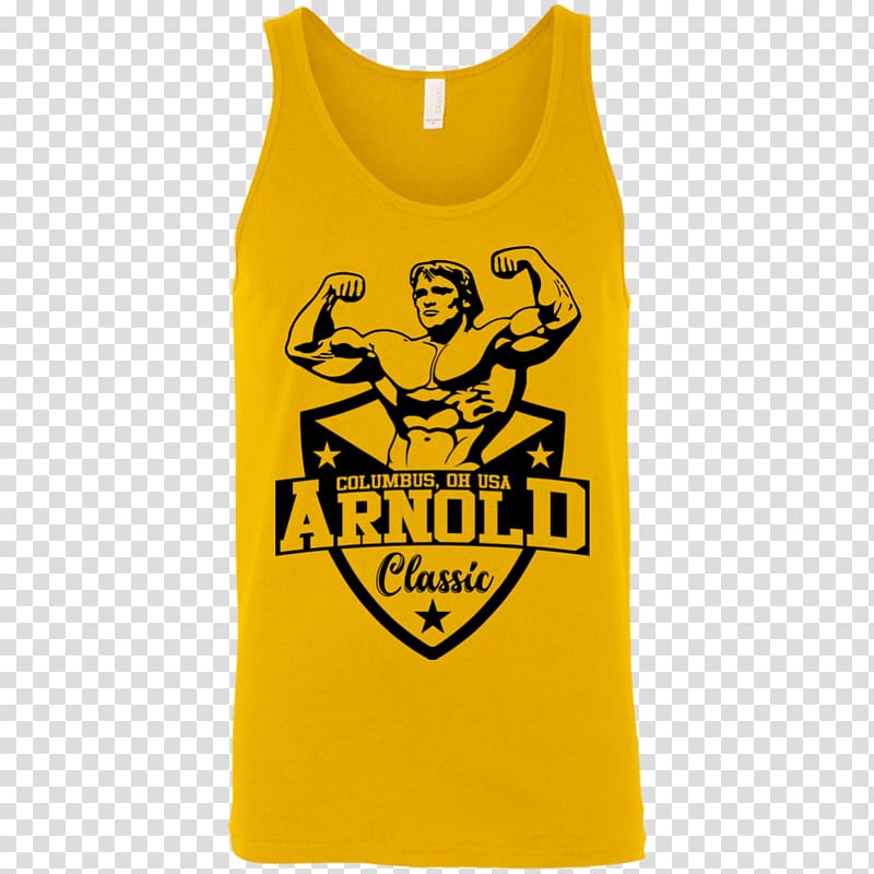 T-shirt Arnold Sports Festival Sleeveless shirt Bodybuilding, arnold schwarzenegger bodybuilding clothing transparent background PNG clipart