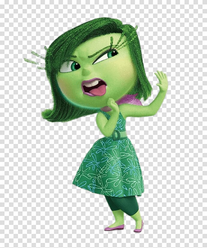 Disney Pixar Inside Out Disgust, Disgust Disgusted transparent background PNG clipart
